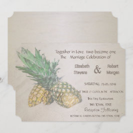Einladung zur Hochzeit von Ananas