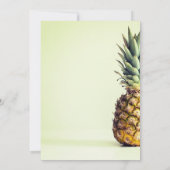 Einladung zur Hochzeit von Ananas (Rückseite)