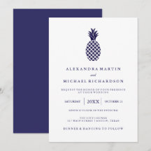 Einladung zur Hochzeit von Ananas