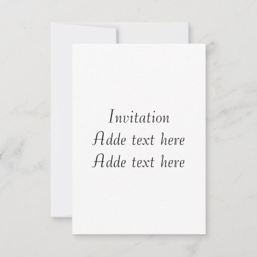 Einladung zur Hochzeit von Aquarellfarben , Vorlag (Rückseite)