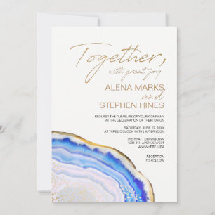 Einladung zur Hochzeit von Blue Agate