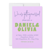 Einladung zur Hochzeit von Blume