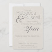 Einladung zur Hochzeit von Blumen (natürlich) (Rückseite)