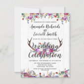 Einladung zur Hochzeit von Blumenwild (Vorderseite)