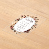 Einladung zur Hochzeit von Boho floralen Acrylrahm (Ablage )