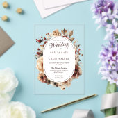 Einladung zur Hochzeit von Boho floralen Acrylrahm (In Situ (Hochzeit))