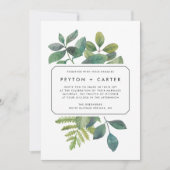 Einladung zur Hochzeit von Botanica (Vorderseite)