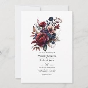 Einladung zur Hochzeit von Burgund und Marinefelde