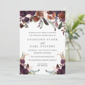 Einladung zur Hochzeit von Butterum & Plum (Stehend Vorderseite)