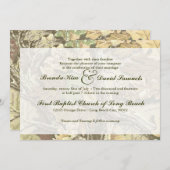 Einladung zur Hochzeit von Camouflagen (Vorne/Hinten)