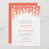 Einladung zur Hochzeit von Confetti (Vorne/Hinten)