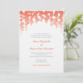 Einladung zur Hochzeit von Confetti (Stehend Vorderseite)