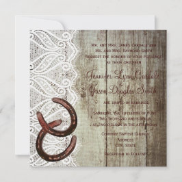 Einladung zur Hochzeit von Doppel-Pferd