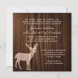 Einladung zur Hochzeit von Dunkelwald-Hirsch