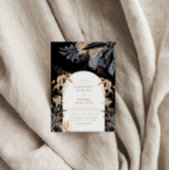 Einladung zur Hochzeit von exklusivem Gold und sch