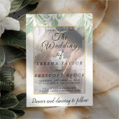 Einladung zur Hochzeit von Foliage Vellum Overlay