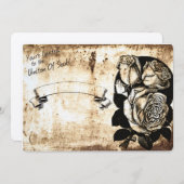 Einladung zur Hochzeit von Gewerkschaften (Vorne/Hinten)