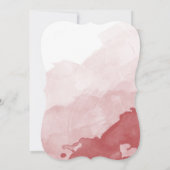 Einladung zur Hochzeit von Grau und Maroon (Rückseite)