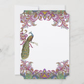 Einladung zur Hochzeit von Green and Raspberry Dam (Rückseite)