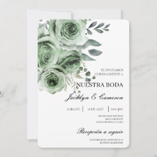 Einladung zur Hochzeit von Grüner Flora