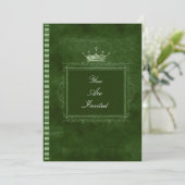 Einladung zur Hochzeit von Grünkronen (Stehend Vorderseite)