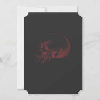 Einladung zur Hochzeit von Halloween Skull