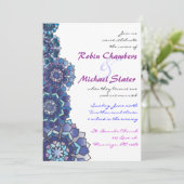 Einladung zur Hochzeit von Hartglas (Stehend Vorderseite)