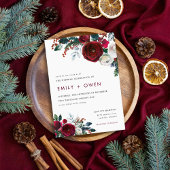 Einladung zur Hochzeit von Holly und Pine Winter