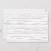 Einladung zur Hochzeit von Holzkörnern (Rückseite)