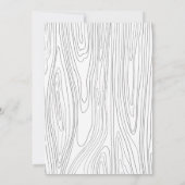 Einladung zur Hochzeit von Holzkörnern - Hellgrün, (Rückseite)