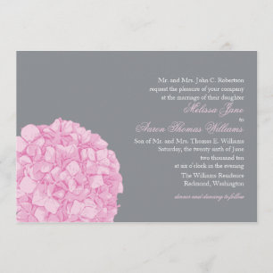 Einladung zur Hochzeit von Hydrangea
