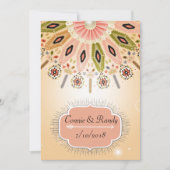 Einladung zur Hochzeit von Indianern (Vorderseite)