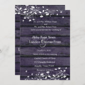 Einladung zur Hochzeit von Indigowoods (Vorne/Hinten)