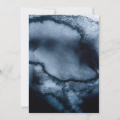 Einladung zur Hochzeit von Inky Watercolor (Rückseite)