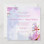 Einladung zur Hochzeit von japanischem Kirschblüte (Vorderseite)