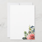 Einladung zur Hochzeit von Korallen (Rückseite)