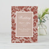 Einladung zur Hochzeit von Kupferrost (Stehend Vorderseite)