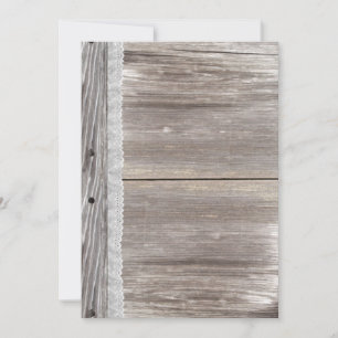 Einladung zur Hochzeit von Lace Barnwood