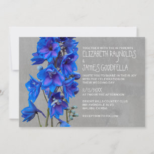 Einladung zur Hochzeit von Larkspur