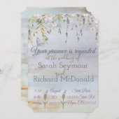 Einladung zur Hochzeit von Lavender Watercolor (Vorne/Hinten)