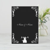 Einladung zur Hochzeit von Lesben - Braut und Brau (Stehend Vorderseite)