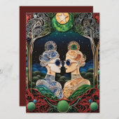 Einladung zur Hochzeit von Lesbian (Vorne/Hinten)