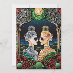 Einladung zur Hochzeit von Lesbian