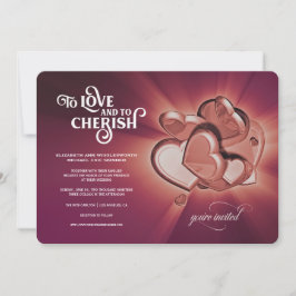 Einladung zur Hochzeit von Liebe und Tschechien