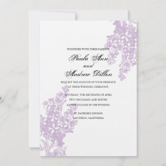 Einladung zur Hochzeit von Lilac
