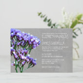 Einladung zur Hochzeit von Limonium (Stehend Vorderseite)