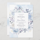 Einladung zur Hochzeit von Mayflower Blue (Vorne/Hinten)