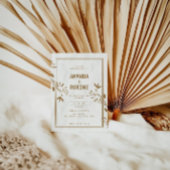 Einladung zur Hochzeit von Minimalistischem Gold