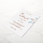 Einladung zur Hochzeit von Minimalistischem Gold/R (Gedreht)