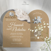 Einladung zur Hochzeit von Minimalistischen Starfi